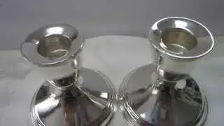 Sterling Silver Candlesticks