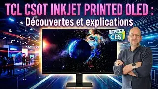 TCL CSOT Inkjet Printed OLED : C'est très cool, mais c'est pas pour demain.