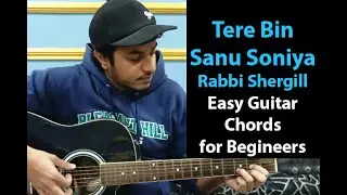 Tere Bin Sanu Soniya | Rabbi Shergill - Easy Guitar Chords Tutorial for Beginners