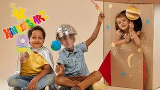 Super Rocket Ride | Space Adventure Song for Kids | Kinderstarz Music