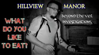 THE HAUNTED CAFETERIA!! RIDICULOUS Spirit Box Voices at Hillview Manor