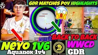 Neyo 1v6 😱 GDR BacK To BacK WWCD😳 GDR Matches POV Highlights 🚨 GDR Dominate 📢 HydraxGdr 🐉🔱❤️