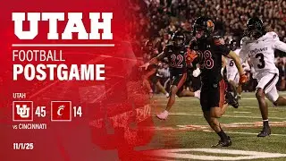 Utah: 45, Cincinnati: 14 | POST GAME PRESS CONFERENCE