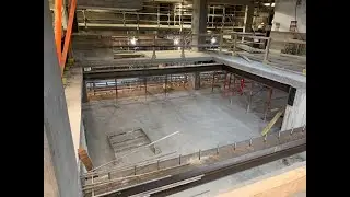 Work on Utron automated parking system at UCLA medical center.