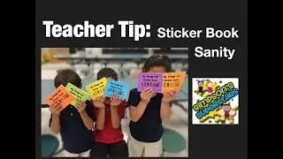 TEACHER TIP: How To Make A Simple Sticker Book To Use In Your Classroom (FREEBIE In Link)