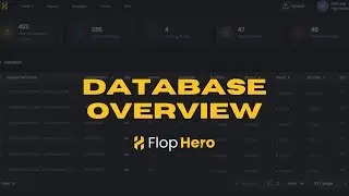 Database Overview  - Manage and Review Your Imported Hands