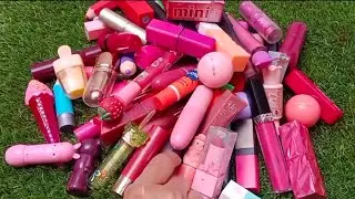 PINK GLITTER PINK PEEL OFF ORANGE PEACH RED MATTE LIPSTICKS 
