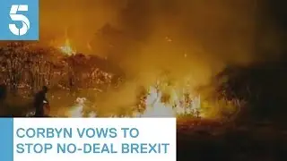9 thousand people flee their homes as wildfires rage in Gran Canaria | 5 News