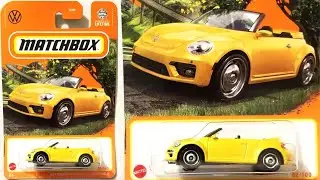 Matchbox 2019 Yellow Volkswagen Beetle Convertible #52 2024