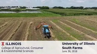 Baling Hay at University of Illinois