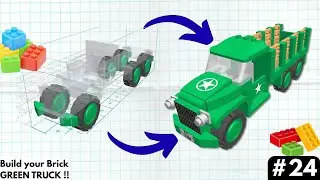 Build Your GREEN TRUCK Brick! DRAW BRICK ANDROID | GAMEPLAY walkthrough Part 24