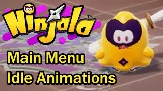 Main Menu Idle Animations - Ninjala