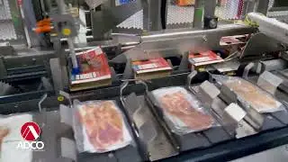 Adco ConCentrix SDBC Auto-Load Cartoner Packaging Vacuum Packed Bacon | www.ProPac.com