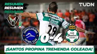 Resumen y Goles | Correcaminos 0 - 4 Santos | Copa MX - Apertura 2019  - Jornada 6 | TUDN