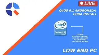 Q4OS di Pentium 4 HT - Coba Install & Lihat fitur