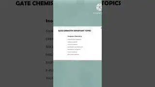 GATE Chemistry 2025:important Topics You Can't Miss! #gate2025 #gatechemistry #mostrepeatedquestions