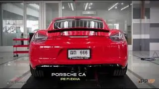 PORSCHE CAYMAN 981 w/ IPE innotech F1 exhaust system ( CAT BACK )