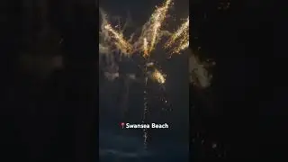 Fireworks at Swansea Beach 🏴󠁧󠁢󠁷󠁬󠁳󠁿