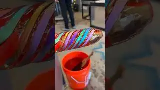 Gorgeous dichroic!! #glasslife #art #glassartist #glassartwork #glassgirl #dichroic #rainbows