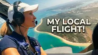 How Beautiful is Australia! Aussie Girl Pilot Doing a Local Flight Around Her Neighbourhood
