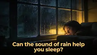Can’t Sleep? Rain Sounds For Sleep on Window 🌧️ (Live)