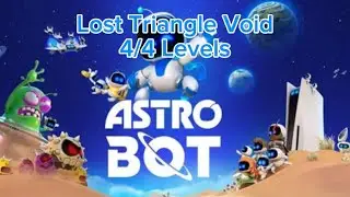 Lost Triangle void - All 4 Levels - Astro Bot