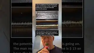 A Man Has Applied To The Job Advertisement 