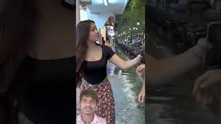 hammer prank a pretty girls 😅🥹#funny