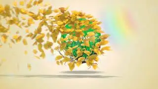 Leaf Flying Logo intro 77 Animations Logo Reveal Animation Logo Animation After effect