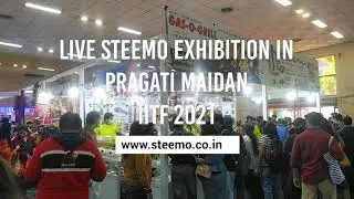Live Steemo Exhibition in Pragati Maidan IITF 2021 - Steemo Kitchen Appliances