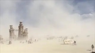 Burning Man Festivalgoers Don't Let Dust Storm Ruin Their Good Time