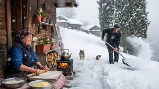 A Snowstorm ❄️ And A Traditional Breakfast 🏔️ | Simple Life In The Turkish Highlands