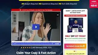 Atomix Review: The Ultimate Zero-Selling Income System | Free Bonuses + OTOs Included.