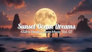 Sunset Ocean Dreams &ndash; 432Hz Healing Sleep Music | Relaxing Piano & Ambient Waves Vol.07