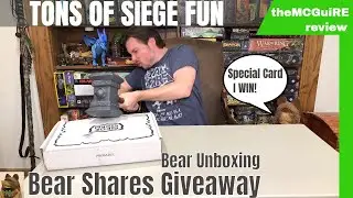 SIEGE STORM Card Game Lengendary Kickstarter Unboxing