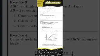 #exercice_math #theoreme_de_pythagore #pythagore #maths3ac #geometrie #exercice_math