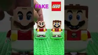 Fire Mario | Lego Vs Fake Figures Comparison #firemario #legomario #fakelego