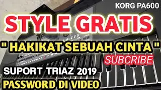 STYLE GRATIS HAKIKAT SEBUAH CINTA TRIAZ 2019 FREE DOWNLOAD BOLO