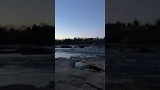 Beautiful James river in evening # Richmond