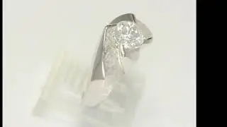 Natural Diamond Solitaire Engagement Ring 1.40CT White Gold Round Brilliant - 34561