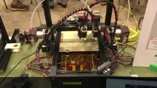 FoldaRap dual X-Carriage moving demo