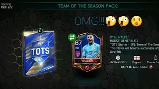 OPENING TOTS PACKS AND PULLING (KYLE WALKER 89OVR)