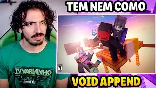 ZERANDO MINECRAFT SEM UM MUNDO - Void Append | Leozin React