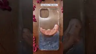 Phone case 🩵🤍💙 #trendingsho Love #trending resi#youtubeshorts#vairalshort#short#lovestat#resinart