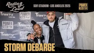 Backstage At Rolling Loud California 2025 With Storm DeBarge