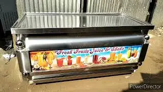 JUICE COUNTER MANUFACTURER 💰🍷|JUICE SHOP KHOLNA CHAHTE HAIN VIDEO DEKHE #juice #trending