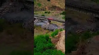 The blasting moment of the old bridge of Chengkun Railway #technology #infrastructure #railway