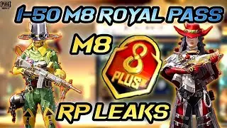 M8 Royal Pass Leaks | 1-50 M8 Rp Leaks | PUBGM | BGMI