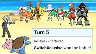 This is what happens when you paired CLEFAIRY with BLASTOISE - POKEMON SHOWDOWN EPIC SWEEP!!