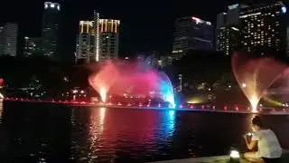 KLCC - Petronas Towers - Light and Music Show - Kuala Lumpur